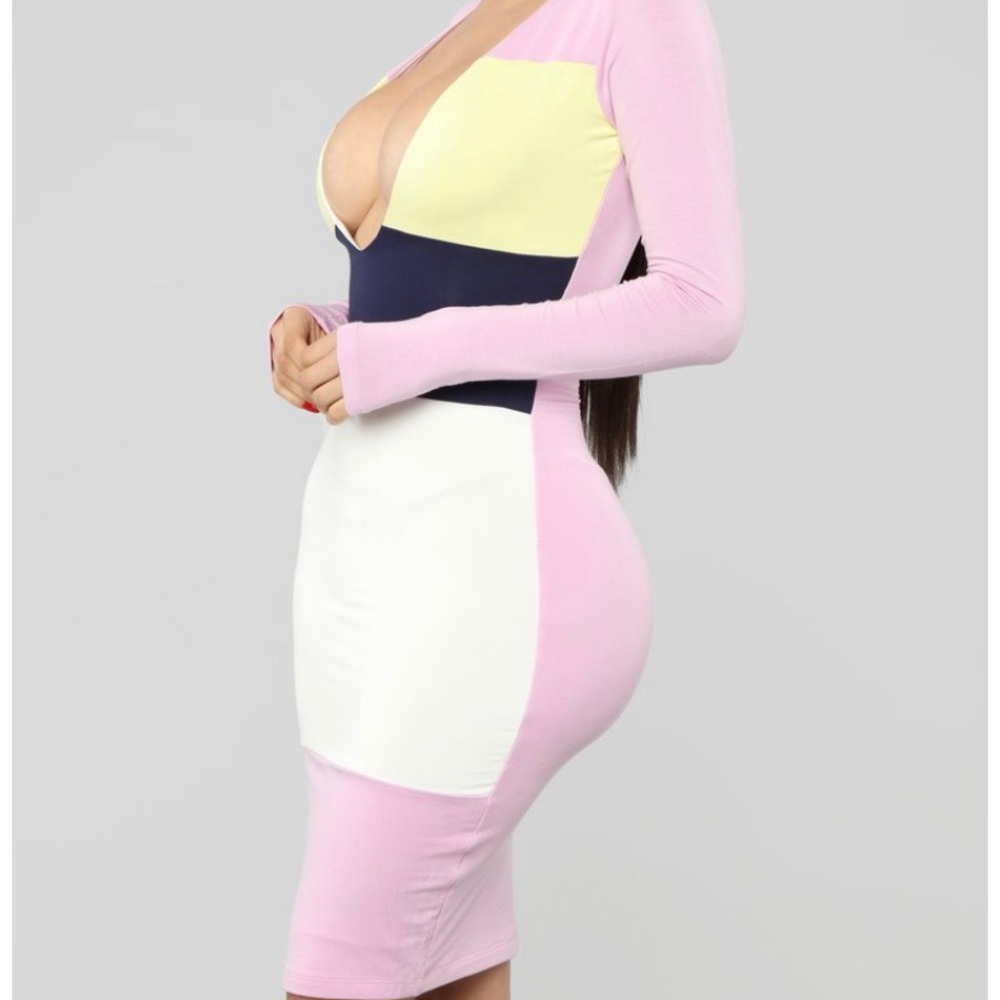 NEVER WORN “Perfect Combo Color Block“ Dress - Picture 3 of 4